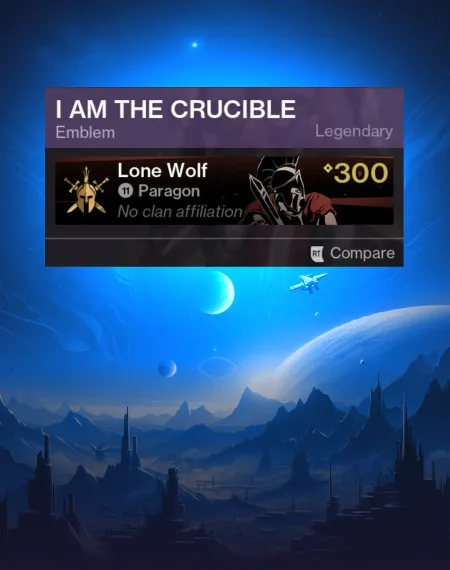 I Am the Crucible Emblem