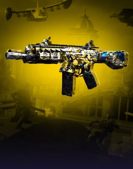 Black Ops 7 Shattered Gold Camo